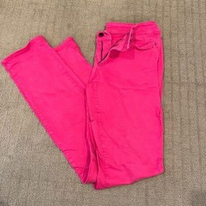 Pink jeans
